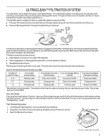 Preview for 9 page of Kenmore Ultraclean 665.1279 Use And Care Manual