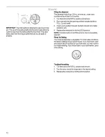 Preview for 12 page of Kenmore Ultraclean 665.1279 Use And Care Manual