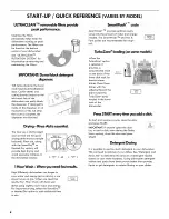 Preview for 8 page of Kenmore ULTRACLEAN 665.1281 Series Use & Care Manual