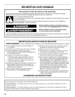 Preview for 60 page of Kenmore ULTRACLEAN 665.1281 Series Use & Care Manual