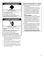 Preview for 61 page of Kenmore ULTRACLEAN 665.1281 Series Use & Care Manual