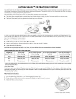 Preview for 8 page of Kenmore Ultraclean 665.1479 series Use & Care Manual