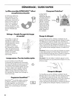 Preview for 58 page of Kenmore Ultraclean 665.1479 series Use & Care Manual