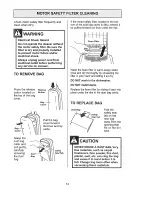 Preview for 14 page of Kenmore VACUUM CLEANER 116.32189 Owner'S Manual