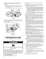 Предварительный просмотр 18 страницы Kenmore W1012032A Use & Care Manual