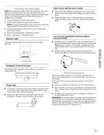 Предварительный просмотр 19 страницы Kenmore W1012032A Use & Care Manual