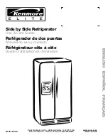 Kenmore W10215710A Use & Care Manual preview