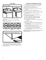 Предварительный просмотр 14 страницы Kenmore W10562370A Installation Instructions Manual