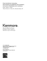 Предварительный просмотр 1 страницы Kenmore w10680149B Installation Instruction