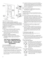 Предварительный просмотр 6 страницы Kenmore w10680149B Installation Instruction