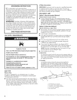 Предварительный просмотр 8 страницы Kenmore w10680149B Installation Instruction