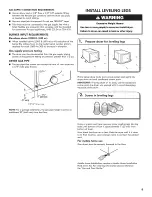 Предварительный просмотр 9 страницы Kenmore w10680149B Installation Instruction