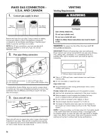 Предварительный просмотр 16 страницы Kenmore w10680149B Installation Instruction