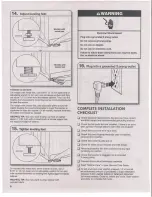 Предварительный просмотр 8 страницы Kenmore W10682744B Installation Instructions Manual