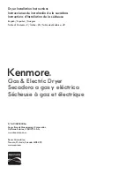 Preview for 1 page of Kenmore W10850306A Installation Instructions Manual