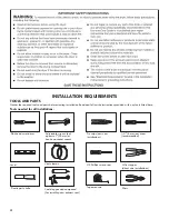 Preview for 4 page of Kenmore W10850306A Installation Instructions Manual