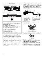 Предварительный просмотр 10 страницы Kenmore W10884766A Installation Instructions Manual