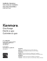 Kenmore W10884766B Installation Instructions Manual preview