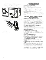 Предварительный просмотр 20 страницы Kenmore W11024189A Installation Instructions Manual