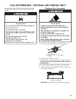 Предварительный просмотр 23 страницы Kenmore W11024189A Installation Instructions Manual