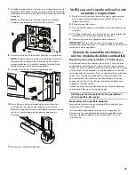 Предварительный просмотр 47 страницы Kenmore W11024189A Installation Instructions Manual