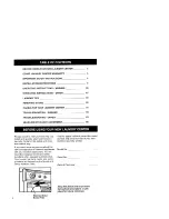 Предварительный просмотр 2 страницы Kenmore Washer/Dryer Owner'S Manual And Installation Instructions