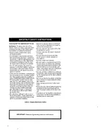 Предварительный просмотр 4 страницы Kenmore Washer/Dryer Owner'S Manual And Installation Instructions