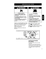 Предварительный просмотр 45 страницы Kenmore Washer/Dryer Owner'S Manual And Installation Instructions