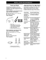 Preview for 6 page of Kenmore Washer Owner'S Manual And Installation Instructions