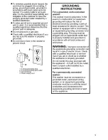 Предварительный просмотр 9 страницы Kenmore Washer Owner'S Manual And Installation Instructions