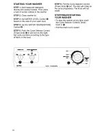 Предварительный просмотр 16 страницы Kenmore Washer Owner'S Manual And Installation Instructions