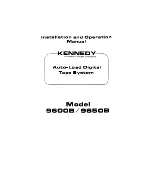 Kennedy 9600B Installation And Operation Manual предпросмотр