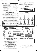 Предварительный просмотр 2 страницы Kennedy BSK125 Instruction Manual