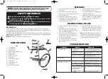 Предварительный просмотр 2 страницы Kennedy PHG240 Instruction Manual