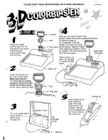 Kenner 3D Colorblaster Instructions предпросмотр