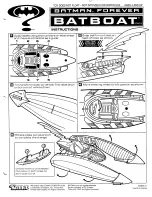 Kenner Batboat Instructions предпросмотр