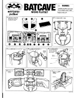 Предварительный просмотр 1 страницы Kenner Batcave Micro Playset Instructions