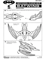 Kenner Batman Forever Batwing Batman Game Instructions preview