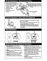 Предварительный просмотр 2 страницы Kenner Batmobile R/C Vehicle Instructions