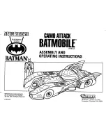 Kenner Camo Attack Batmobile Assemble And Operating Instructions предпросмотр