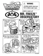 Preview for 1 page of Kenner Mr. Freeze Observatory Instructions