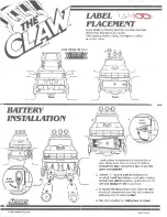 Предварительный просмотр 2 страницы Kenner The Claw Vehicle Operation Instructions