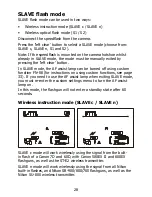 Preview for 28 page of kenro SPEEDFLASH KFL101 Instruction Manual