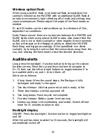 Preview for 32 page of kenro SPEEDFLASH KFL101 Instruction Manual