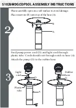 Preview for 4 page of Kenroy Home 51026WDGCOPSOL Care And Instructions Manual