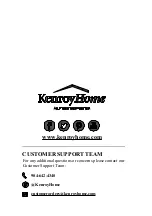 Preview for 8 page of Kenroy Home 93838GAL Use And Care Manual