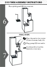 Preview for 8 page of Kenroy Home LINCOLN 51017WDG Care And Instructions Manual