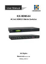 Preview for 1 page of Kensence KX-HDMI-44 User Manual