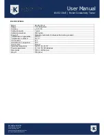 Предварительный просмотр 4 страницы Kensington Scientific KS-EC-10L-E User Manual