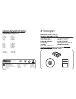 Kensington Bluetooth USB Micro Adapter Instruction Manual preview